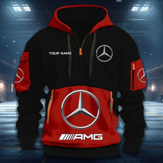 [FAN MUST-HAVE] NEW CUSTOMIZED F109 MER MERCEDES QUARTER ZIP HOODIE