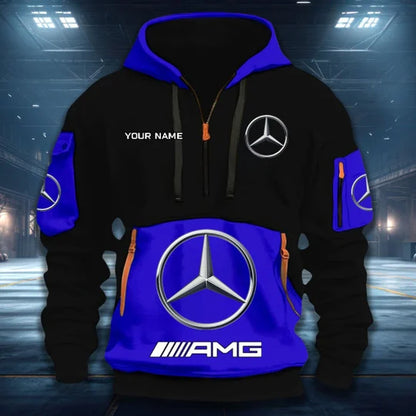 [FAN MUST-HAVE] NEW CUSTOMIZED F109 MER MERCEDES QUARTER ZIP HOODIE