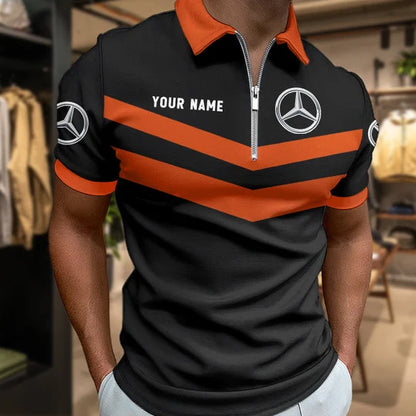 [FAN MUST-HAVE] NEW CUSTOMIZED F109 MER MERCEDES ZIP POLO SHIRT