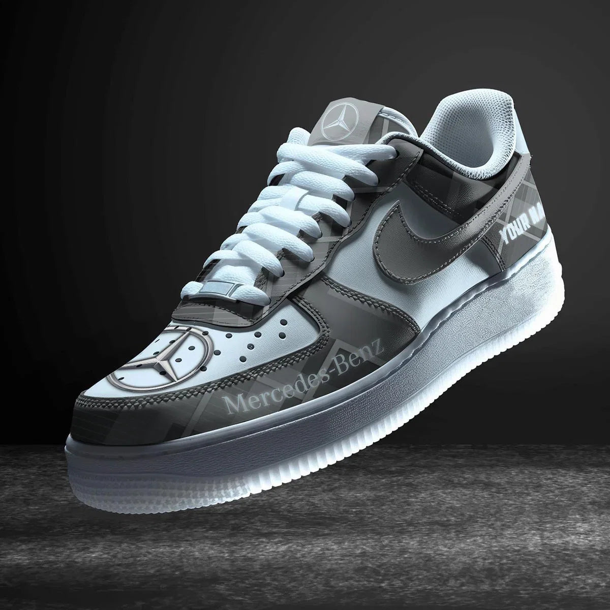 [FAN MUST-HAVE] NEW CUSTOMIZED F109 MB MERCEDES AF1 SNEAKERS