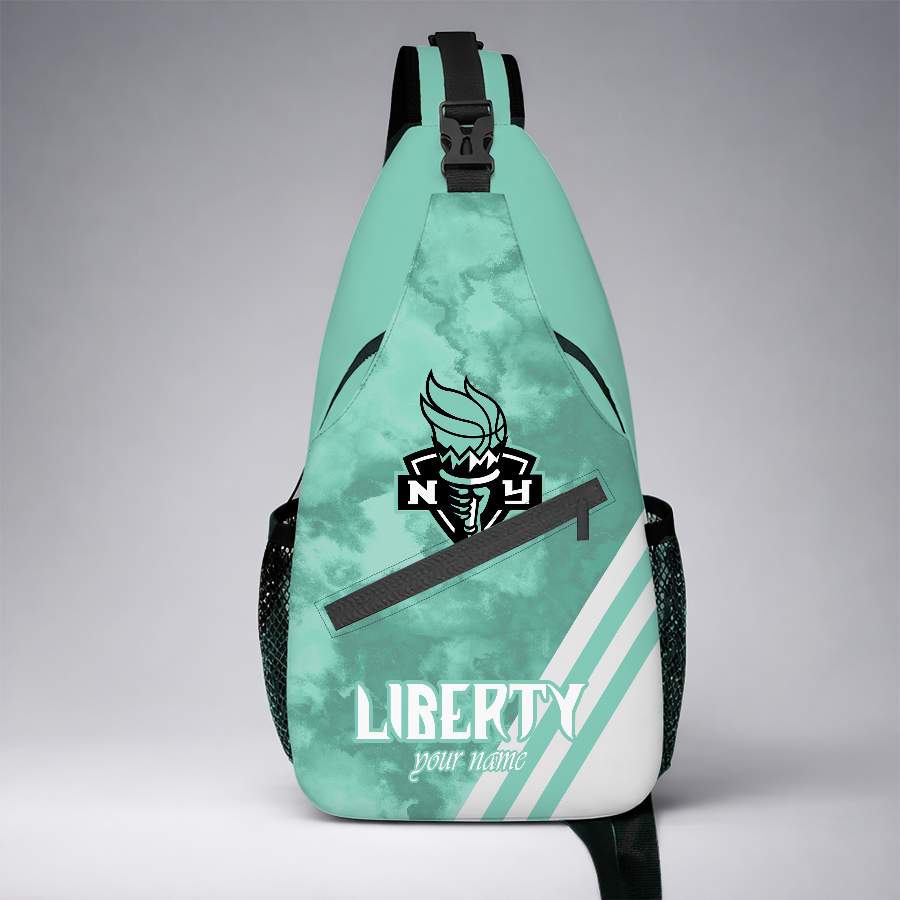 [FAN FAVORITE] NEW CUSTOMIZED WNBA10 NYL NEW YORK LIBERTY SLING BAG