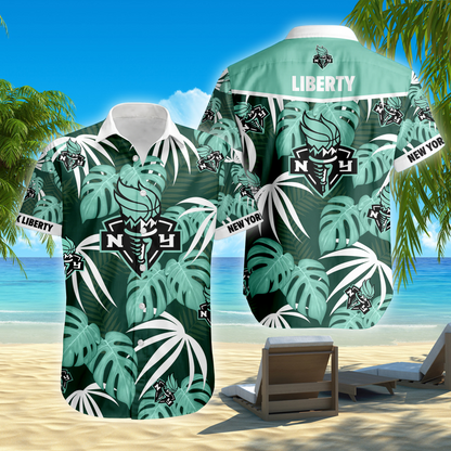 ENDING TODAY - NEW CUSTOMIZED WNBA10 NYL NEW YORK LIBERTY UNISEX HAWAIIAN SHIRT