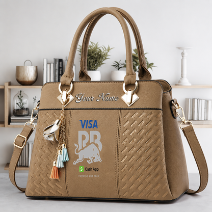 [FAN MUST-HAVE] NEW CUSTOMIZED F110 RBU RACING BULLS MULTICOLOR HANDBAG