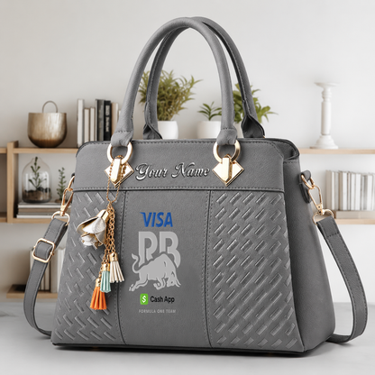 [FAN MUST-HAVE] NEW CUSTOMIZED F110 RBU RACING BULLS MULTICOLOR HANDBAG