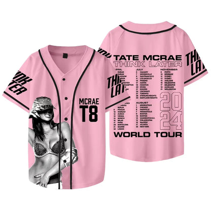 LIMITED EDITION - NEW CUSTOMIZED TATE MCRAE COLLECTION BASEBALL JERSEY