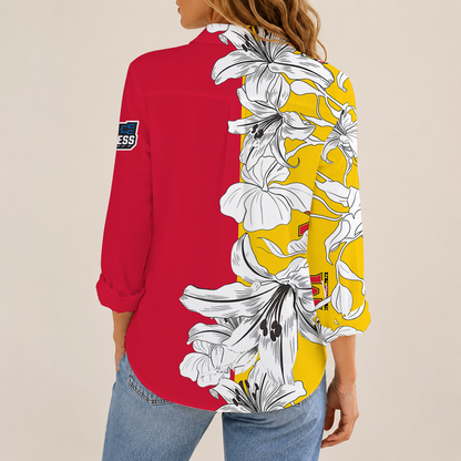 [FAN FAVORITE] NEW CUSTOMIZED NCAA MAM11 MLT MARYLAND TERRAPINS STRAPPY WOMEN CASUAL SHIRT