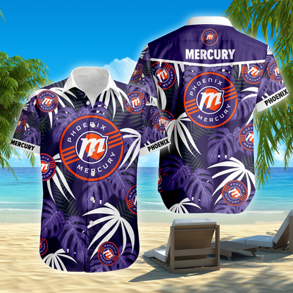 ENDING TODAY - NEW CUSTOMIZED WNBA11 PNM PHOENIX MERCURY UNISEX HAWAIIAN SHIRT
