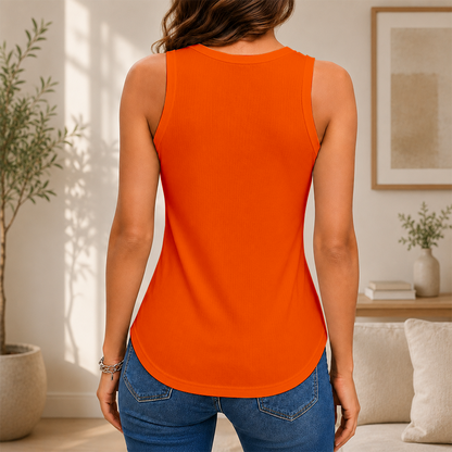 [FAN FAVORITE] NEW CUSTOMIZED NCAA CFH11 MRT PRINCETON TIGERS WOMEN'S V-NECK TANK TOP