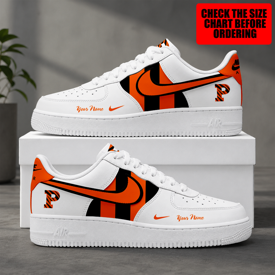 [FAN FAVORITE] NEW CUSTOMIZED NCAA CFH11 PRT PRINCETON TIGERS AF1 SHOES