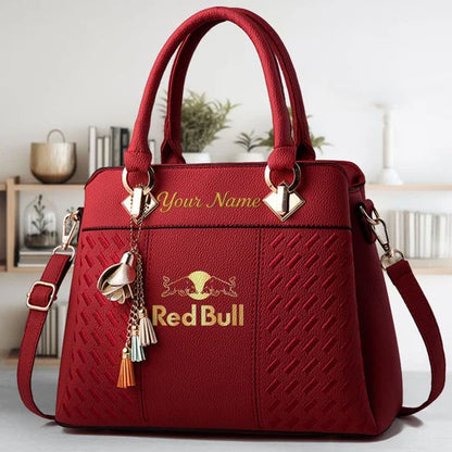 [FAN MUST-HAVE] NEW CUSTOMIZED F111 RBR RED BULL RACING MULTICOLOR HANDBAG
