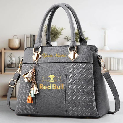 [FAN MUST-HAVE] NEW CUSTOMIZED F111 RBR RED BULL RACING MULTICOLOR HANDBAG