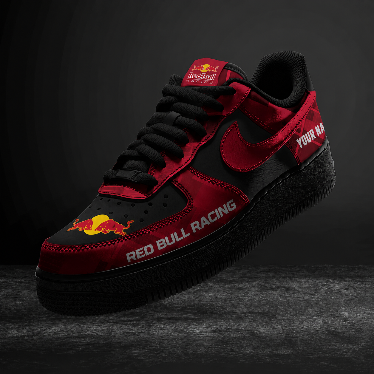 [FAN MUST-HAVE] NEW CUSTOMIZED F111 RBR RED BULL AF1 SNEAKERS