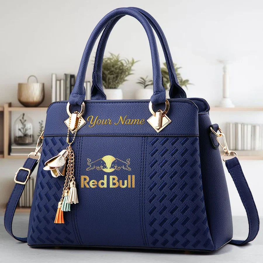 [FAN MUST-HAVE] NEW CUSTOMIZED F111 RBR RED BULL RACING MULTICOLOR HANDBAG