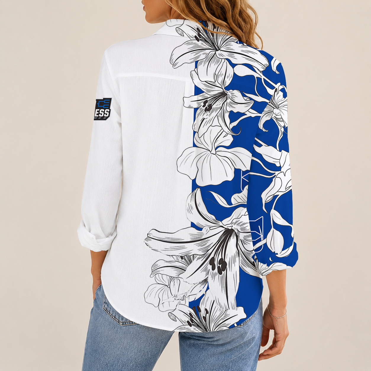 [FAN FAVORITE] NEW CUSTOMIZED NCAA MAM12 DLD DUKE BLUE DEVILS STRAPPY WOMEN CASUAL SHIRT
