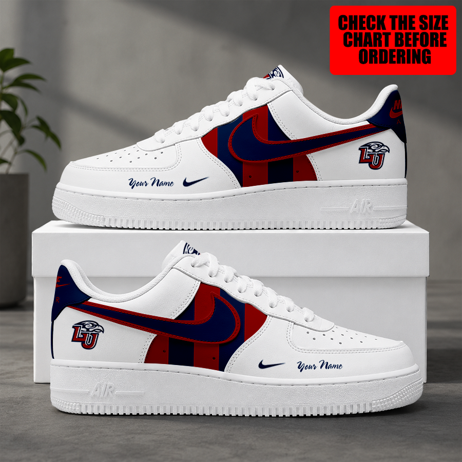 [FAN FAVORITE] NEW CUSTOMIZED NCAA CFH12 LIF LIBERTY FLAMES AF1 SHOES
