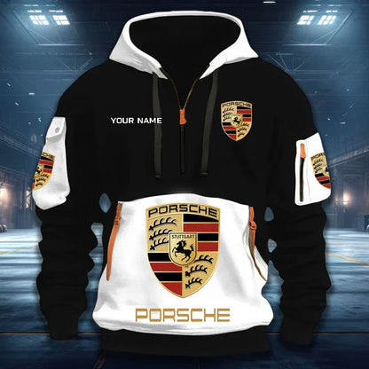 [FAN MUST-HAVE] NEW CUSTOMIZED F112 POR PORSCHE QUARTER ZIP HOODIE