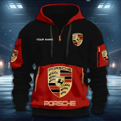 [FAN MUST-HAVE] NEW CUSTOMIZED F112 POR PORSCHE QUARTER ZIP HOODIE