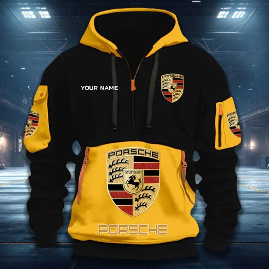 [FAN MUST-HAVE] NEW CUSTOMIZED F112 POR PORSCHE QUARTER ZIP HOODIE
