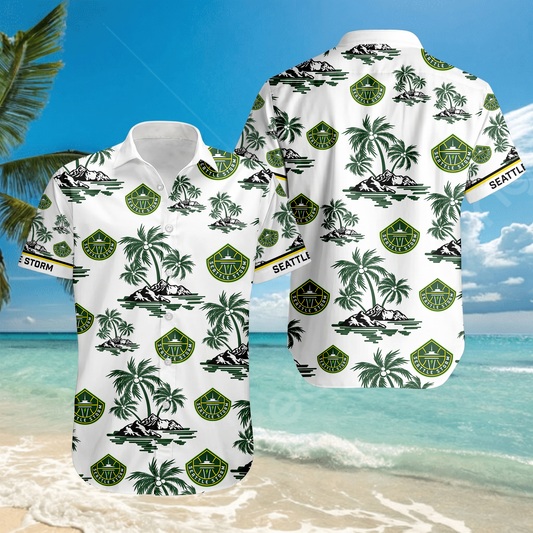 ENDING TODAY - NEW CUSTOMIZED WNBA12 STS SEATTLE STORM UNISEX HAWAIIAN SHIRT