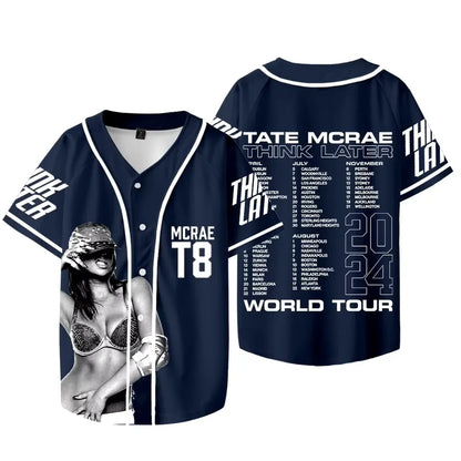LIMITED EDITION - NEW CUSTOMIZED TATE MCRAE COLLECTION BASEBALL JERSEY
