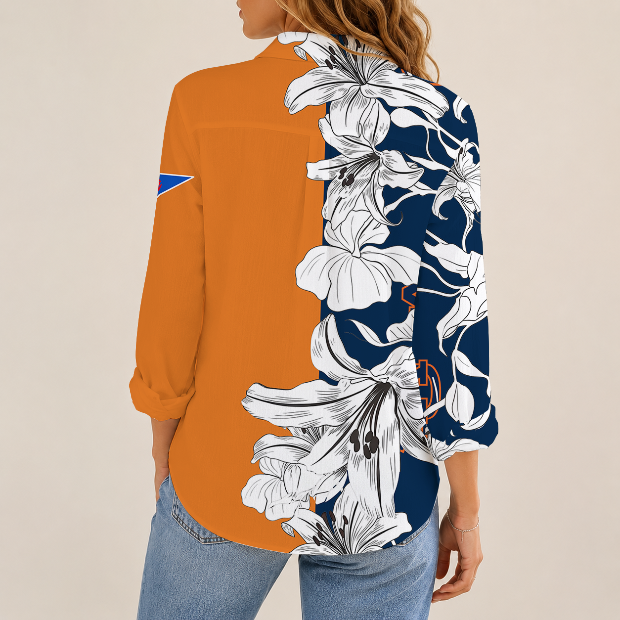[FAN FAVORITE] NEW CUSTOMIZED NCAA FBS13 ABT AUBURN TIGERS WOMEN CASUAL SHIRT