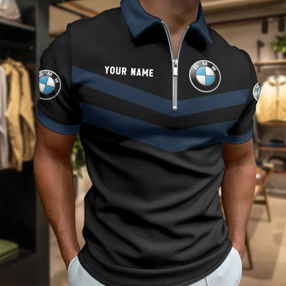 [FAN MUST-HAVE] NEW CUSTOMIZED F113 BMW BMW ZIP POLO SHIRT
