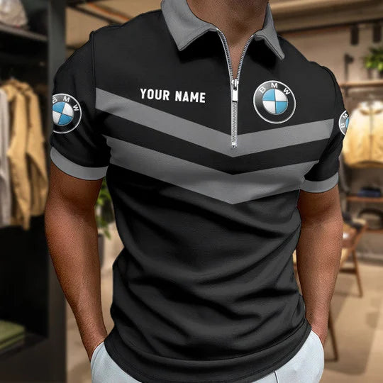 [FAN MUST-HAVE] NEW CUSTOMIZED F113 BMW BMW ZIP POLO SHIRT
