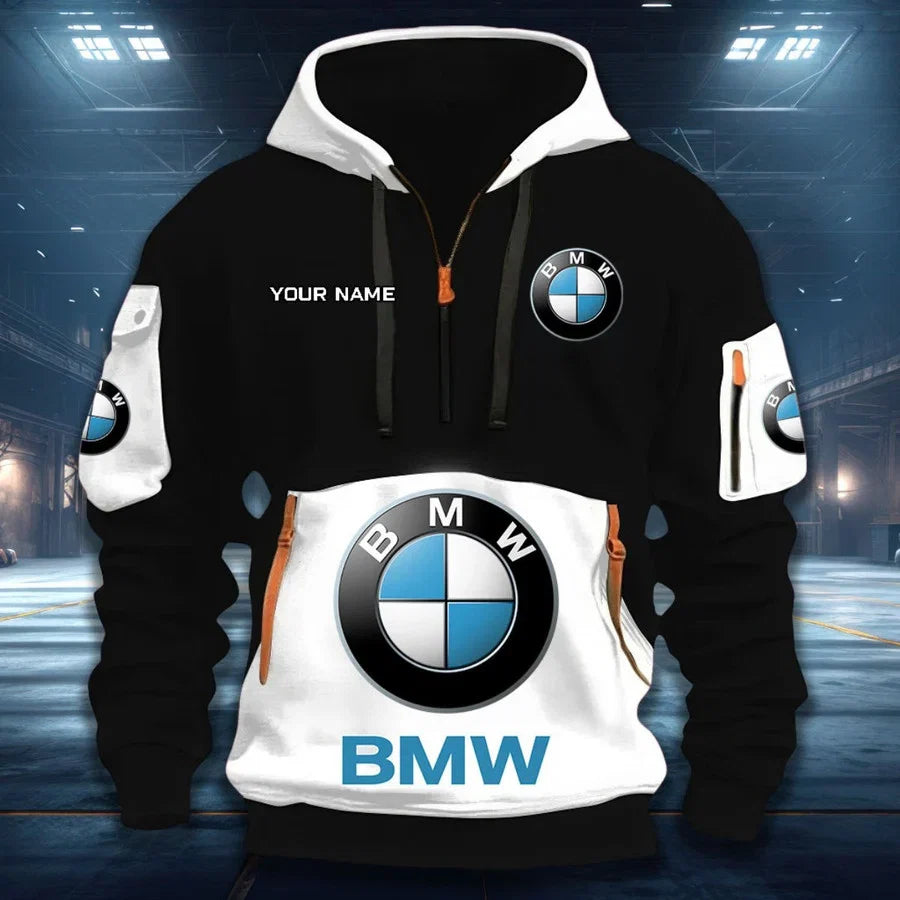 [FAN MUST-HAVE] NEW CUSTOMIZED F113 BMW BMW QUARTER ZIP HOODIE