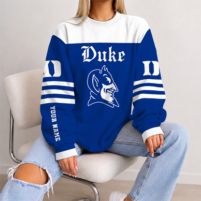 [FAN FAVORITE] NEW CUSTOMIZED NCAA CFH13 DLD DUKE BLUE DEVILS UNISEX SWEATSHIRT