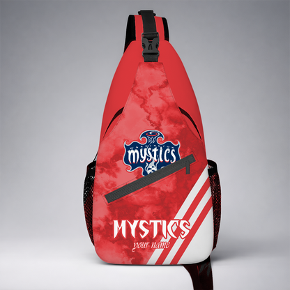 [FAN FAVORITE] NEW CUSTOMIZED WNBA13 WSM WASHINGTON MYSTICS SLING BAG