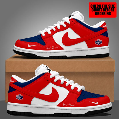 [FAN FAVORITE] NEW CUSTOMIZED WNBA13 WSM WASHINGTON MYSTICS DUNK LOW SHOES