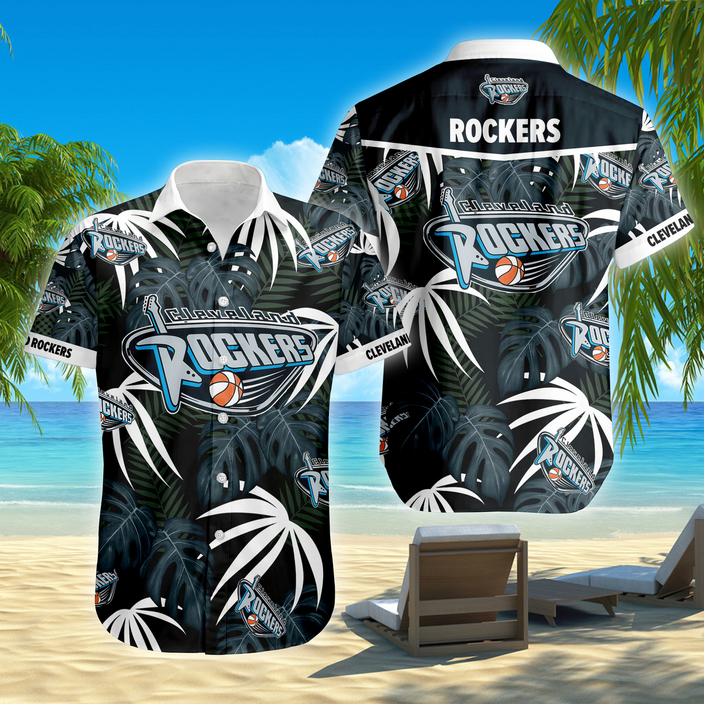 ENDING TODAY - NEW CUSTOMIZED WNBA14 CLR CLEVELAND ROCKERS UNISEX HAWAIIAN SHIRT