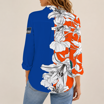 [FAN FAVORITE] NEW CUSTOMIZED NCAA MAM14 FLG FLORIDA GATORS STRAPPY WOMEN CASUAL SHIRT