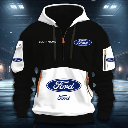 [FAN MUST-HAVE] NEW CUSTOMIZED F114 FRD FORD QUARTER ZIP HOODIE