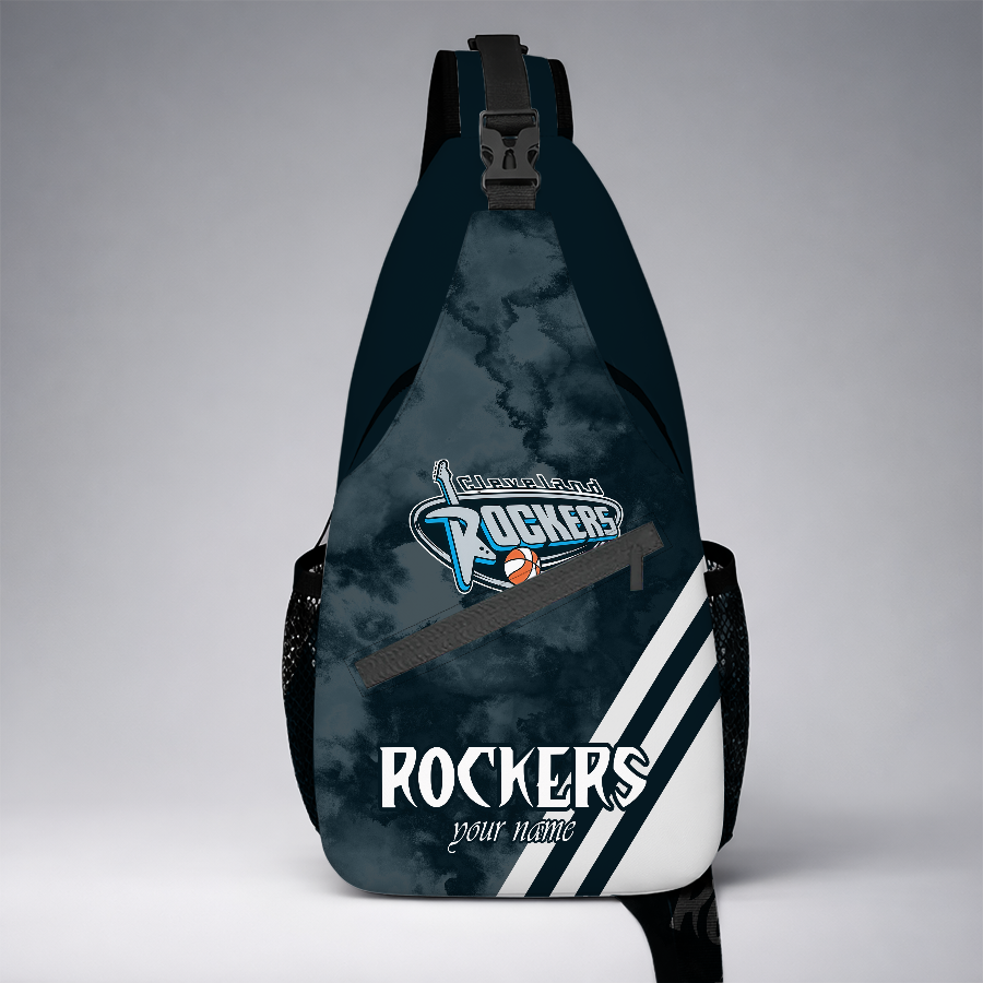[FAN FAVORITE] NEW CUSTOMIZED WNBA14 CLR CLEVELAND ROCKERS SLING BAG