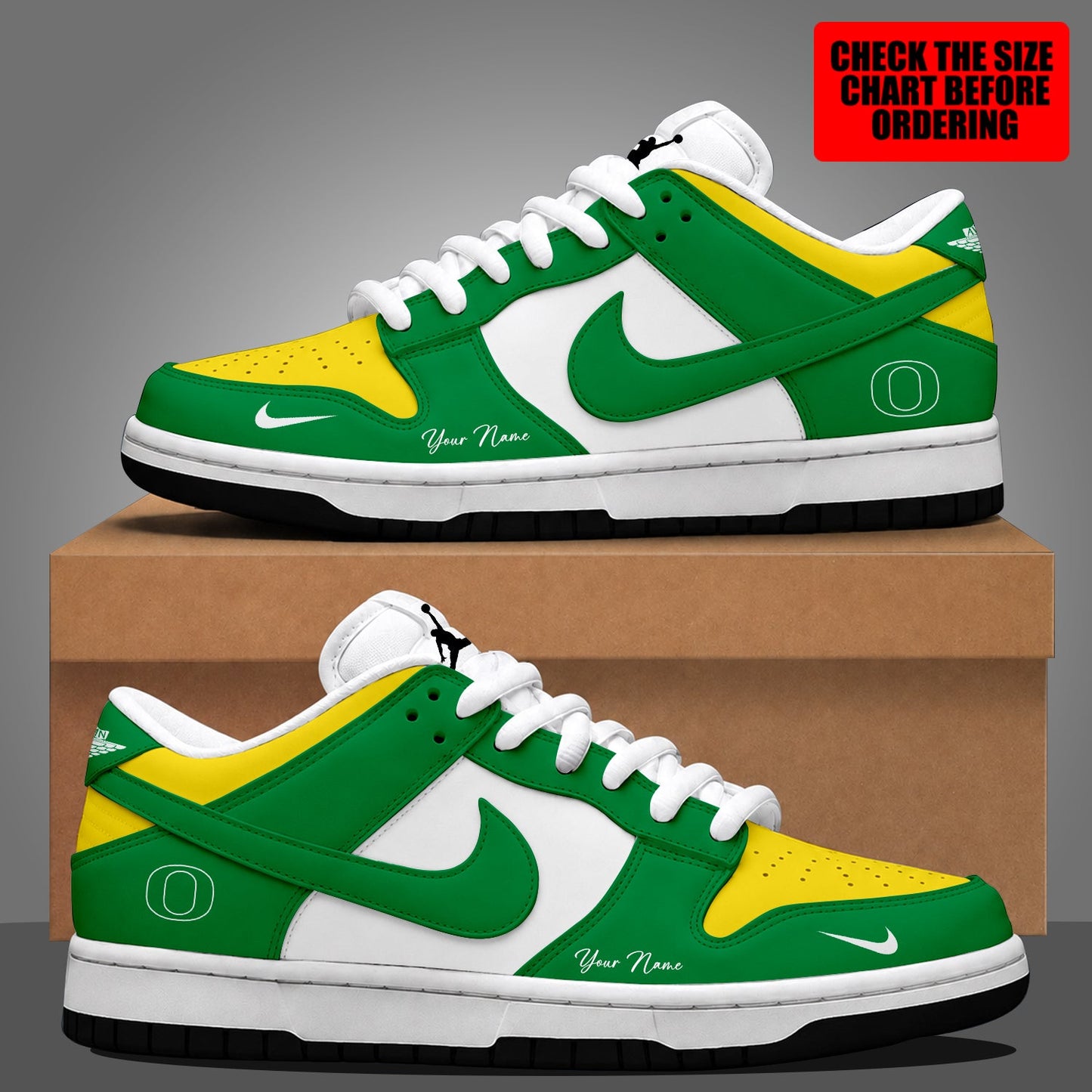 [FAN FAVORITE] NEW CUSTOMIZED NCAA FBS14 OGD OREGON DUCKS DUNK LOW SHOES