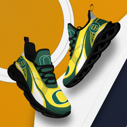 LIMITED EDITION - NEW CUSTOMIZED NCAA FBS14 OGD OREGON DUCKS CLUNKY SNEAKERS