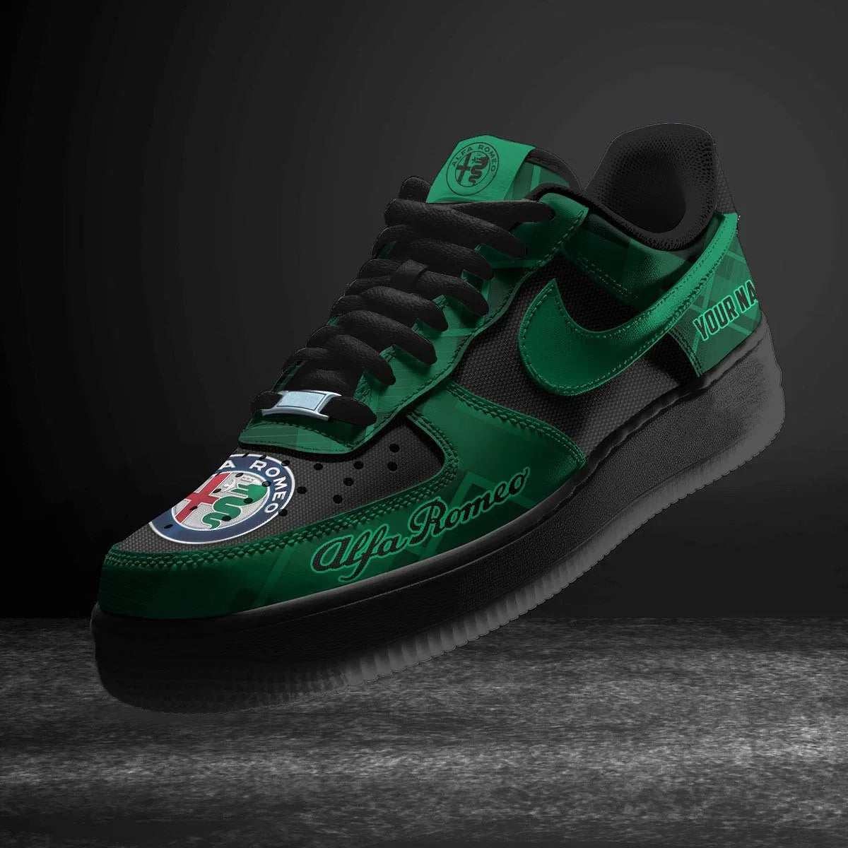 [FAN MUST-HAVE] NEW CUSTOMIZED F115 ALR ALFA ROMEO AF1 SNEAKERS