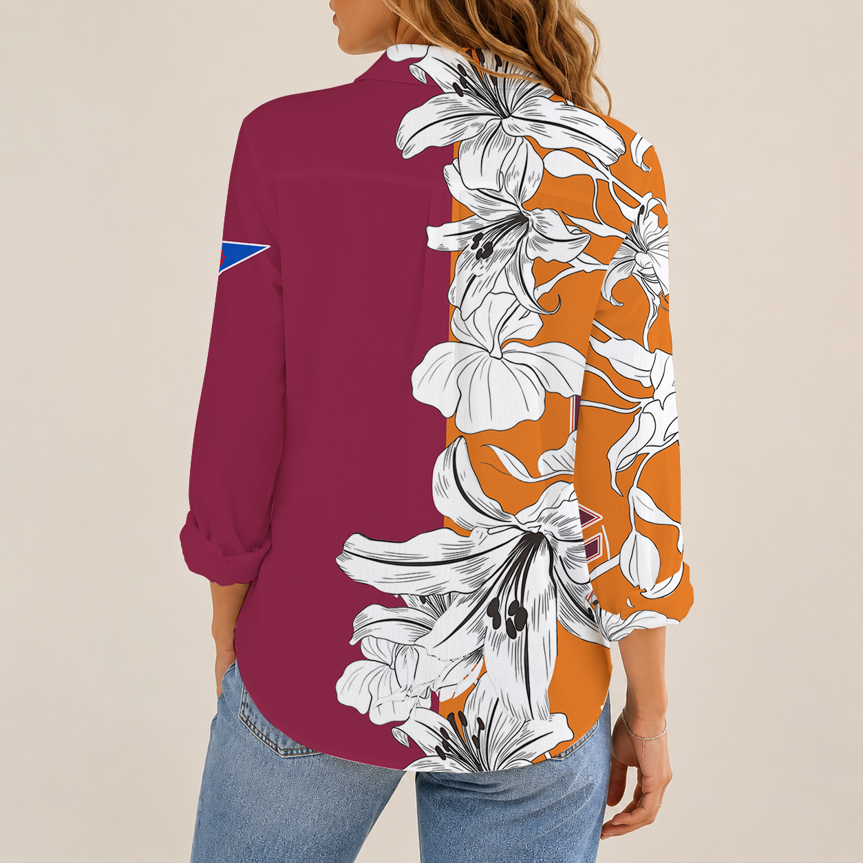 [FAN FAVORITE] NEW CUSTOMIZED NCAA FBS15 VTH VIRGINIA TECH HOKIES WOMEN CASUAL SHIRT