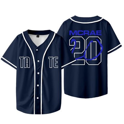 LIMITED EDITION - NEW CUSTOMIZED TATE MCRAE COLLECTION BASEBALL JERSEY