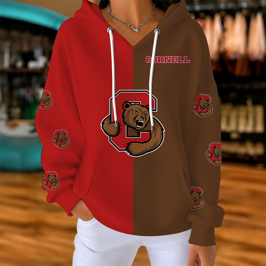 [FAN FAVORITE] NEW CUSTOMIZED NCAA MFF16 CBR CORNELL BIG RED RIBBED HOODIE & SWEATSHIRT
