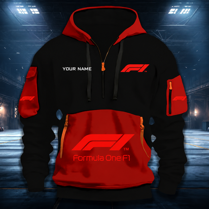 [FAN MUST-HAVE] NEW CUSTOMIZED F116 F1U FORMULA 1 QUARTER ZIP HOODIE