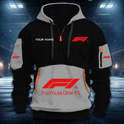 [FAN MUST-HAVE] NEW CUSTOMIZED F116 F1U FORMULA 1 QUARTER ZIP HOODIE