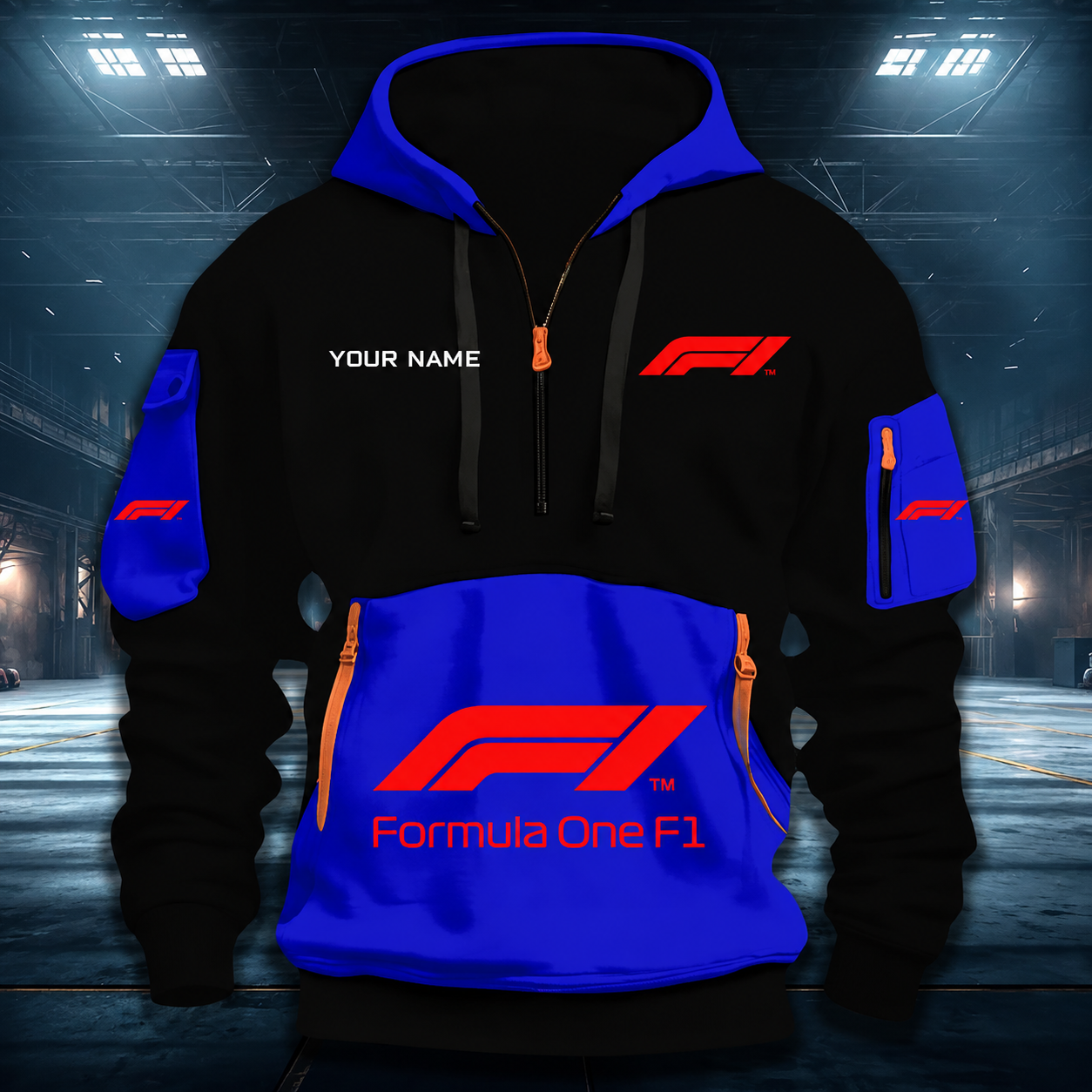[FAN MUST-HAVE] NEW CUSTOMIZED F116 F1U FORMULA 1 QUARTER ZIP HOODIE