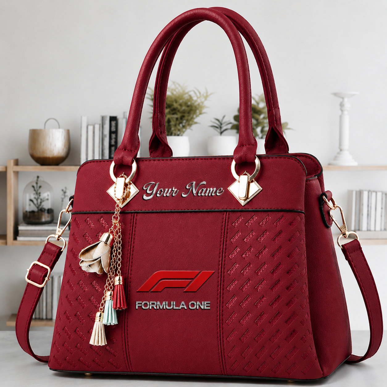 [FAN MUST-HAVE] NEW CUSTOMIZED F116 F1U FORMULA 1 MULTICOLOR HANDBAG