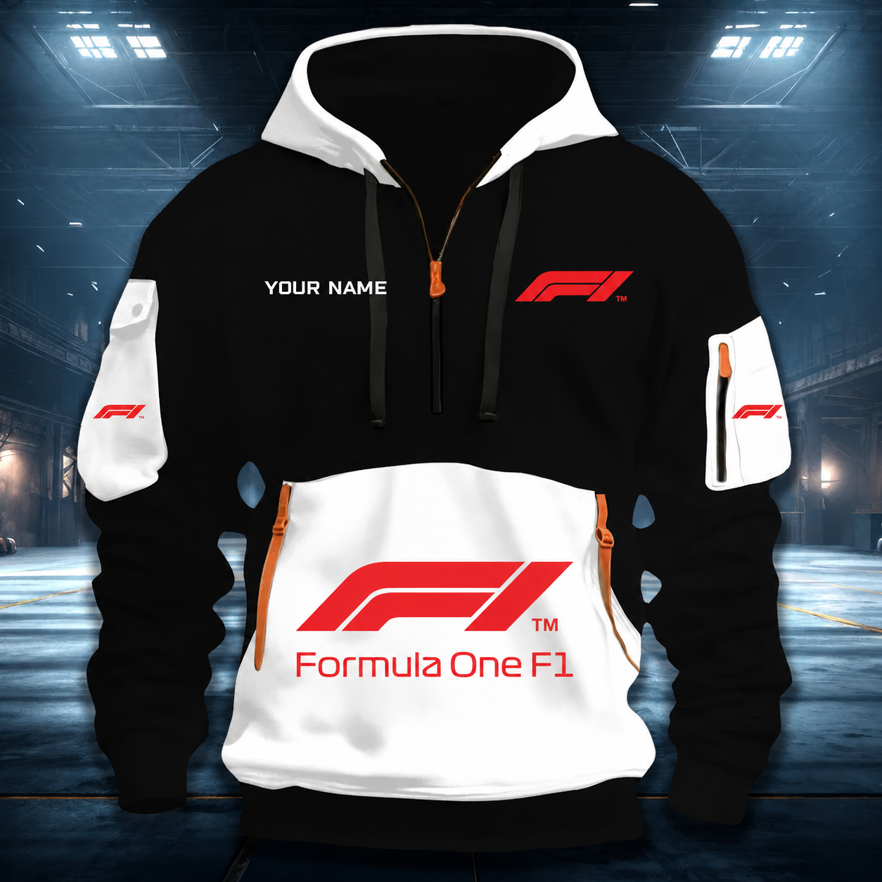 [FAN MUST-HAVE] NEW CUSTOMIZED F116 F1U FORMULA 1 QUARTER ZIP HOODIE