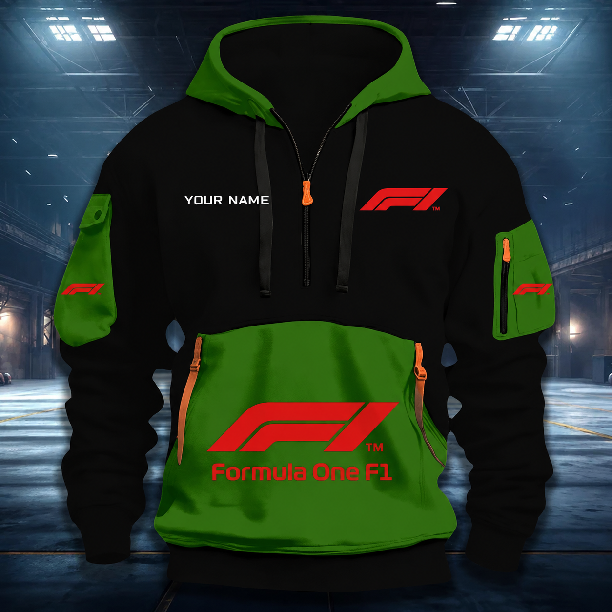 [FAN MUST-HAVE] NEW CUSTOMIZED F116 F1U FORMULA 1 QUARTER ZIP HOODIE