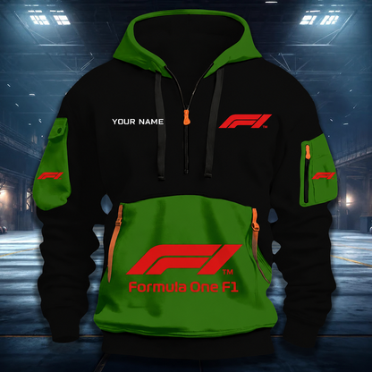 [FAN MUST-HAVE] NEW CUSTOMIZED F116 F1U FORMULA 1 QUARTER ZIP HOODIE
