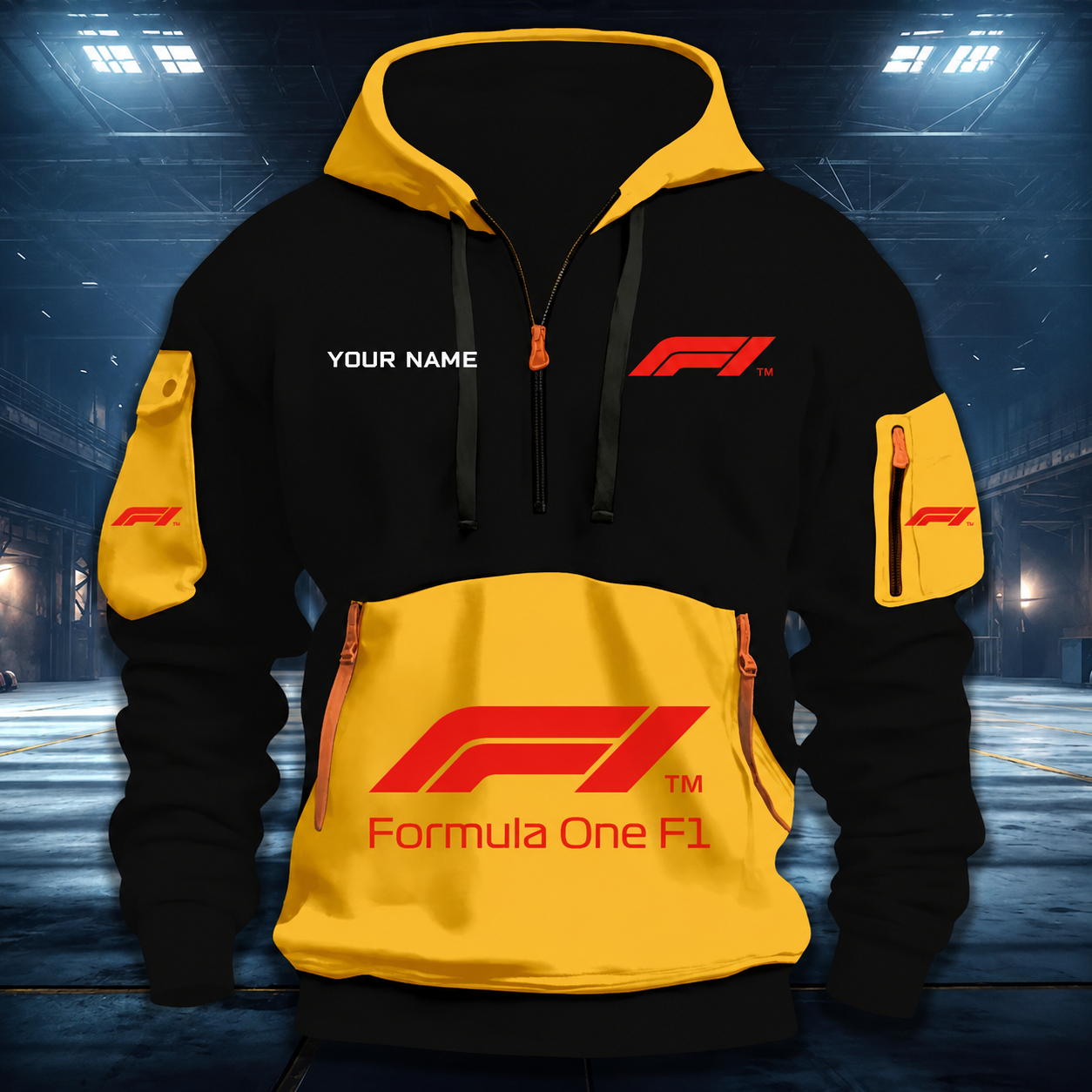 [FAN MUST-HAVE] NEW CUSTOMIZED F116 F1U FORMULA 1 QUARTER ZIP HOODIE
