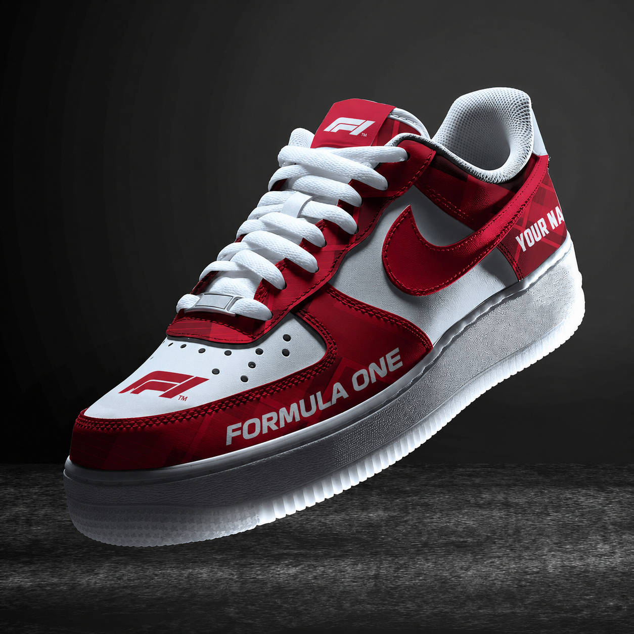 [FAN MUST-HAVE] NEW CUSTOMIZED F116 F1 FORMULA ONE AF1 SNEAKERS